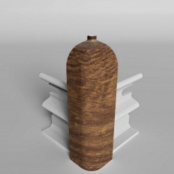 УГОЛ НАРУЖНЫЙ ОРЕХ 224 ДЛЯ ПЛИНТУСА COMFORT (флоупак-2шт.)