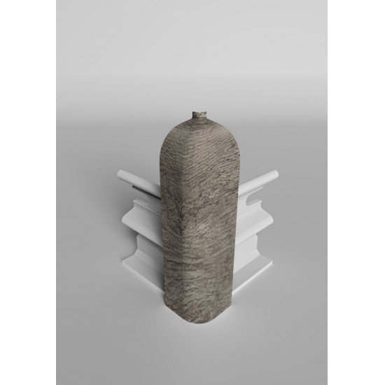 УГОЛ НАРУЖНЫЙ ДУБ ПЕПЕЛЬНЫЙ 401 ДЛЯ ПЛИНТУСА COMFORT (флоупак-2шт.)