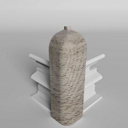 УГОЛ НАРУЖНЫЙ ДУБ СЕРЫЙ 406 ДЛЯ ПЛИНТУСА COMFORT (флоупак-2шт.)