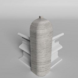 УГОЛ НАРУЖНЫЙ ЯСЕНЬ СЕРЫЙ 421 ДЛЯ ПЛИНТУСА COMFORT (флоупак-2шт.)