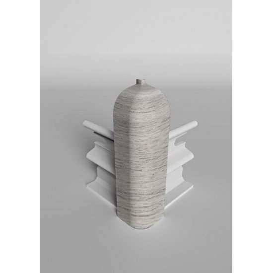 УГОЛ НАРУЖНЫЙ ЯСЕНЬ СЕРЫЙ 421 ДЛЯ ПЛИНТУСА COMFORT (флоупак-2шт.)