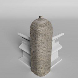 УГОЛ НАРУЖНЫЙ СЕКВОЙЯ СЕРАЯ 435 ДЛЯ ПЛИНТУСА COMFORT (флоупак-2шт.)