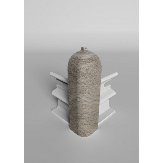 УГОЛ НАРУЖНЫЙ СЕКВОЙЯ СЕРАЯ 435 ДЛЯ ПЛИНТУСА COMFORT (флоупак-2шт.)