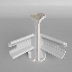 УГОЛ ВНУТРЕННИЙ ДУБ ВИНТАЖНЫЙ 063 ДЛЯ ПЛИНТУСА COMFORT (флоупак-2шт.)