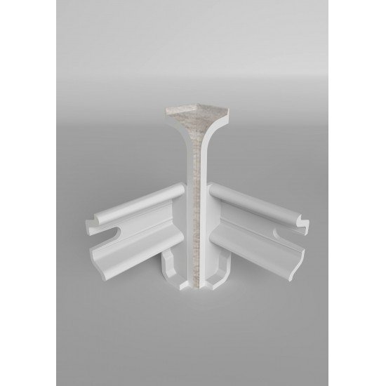 УГОЛ ВНУТРЕННИЙ ДУБ ПАТИНА 084 ДЛЯ ПЛИНТУСА COMFORT (флоупак-2шт.)