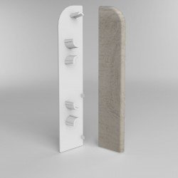 ЗАГЛУШКА ТОРЦЕВАЯ ДУБ ВИНТАЖНЫЙ 063 ДЛЯ ПЛИНТУСА COMFORT (флоупак-1пара)