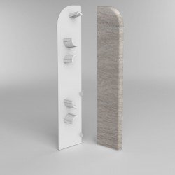 ЗАГЛУШКА ТОРЦЕВАЯ ДУБ ПАТИНА 084 ДЛЯ ПЛИНТУСА COMFORT (флоупак-1пара)