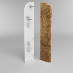 ЗАГЛУШКА ТОРЦЕВАЯ ДУБ ИМПЕРСКИЙ 100 ДЛЯ ПЛИНТУСА COMFORT (флоупак-1пара)