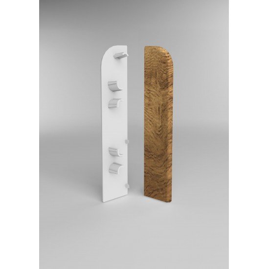 ЗАГЛУШКА ТОРЦЕВАЯ ДУБ ИМПЕРСКИЙ 100 ДЛЯ ПЛИНТУСА COMFORT (флоупак-1пара)