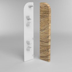 ЗАГЛУШКА ТОРЦЕВАЯ ДУБ ЛАТТЕ 270 ДЛЯ ПЛИНТУСА COMFORT (флоупак-1пара)