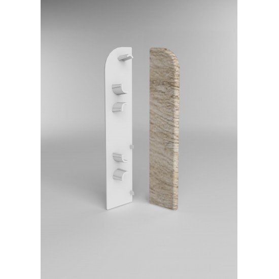 ЗАГЛУШКА ТОРЦЕВАЯ АКАЦИЯ 424 ДЛЯ ПЛИНТУСА COMFORT (флоупак-1пара)