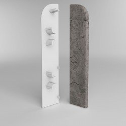 ЗАГЛУШКА ТОРЦЕВАЯ ЛОФТ СЕРЫЙ 437 ДЛЯ ПЛИНТУСА COMFORT (флоупак-1пара)