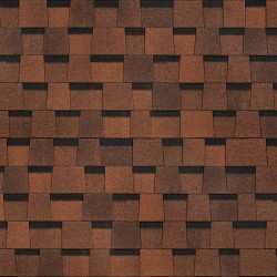 ЛАМИНИРОВАННАЯ ГИБКАЯ ЧЕРЕПИЦА DRAGON СВЕТЛО-КОРИЧНЕВЫЙ DOCKE-PIE STANDART