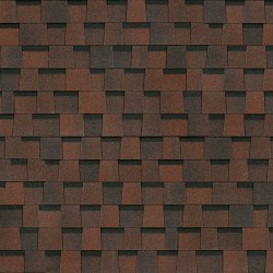 ЛАМИНИРОВАННАЯ ГИБКАЯ ЧЕРЕПИЦА DRAGON ТЕМНО-КОРИЧНЕВЫЙ DOCKE-PIE STANDART