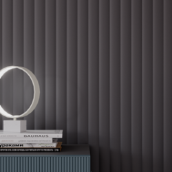 ПАНЕЛЬ МДФ BLACK LEAD 3D 2,7*0,2*0,01 (STELLA)