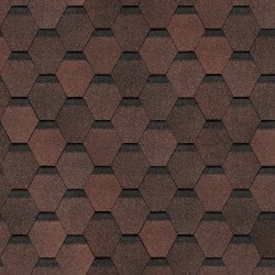 ГИБКАЯ ЧЕРЕПИЦА ШЕСТИГРАННИК КОРИЧНЕВЫЙ DOCKE-PIE EURASIA