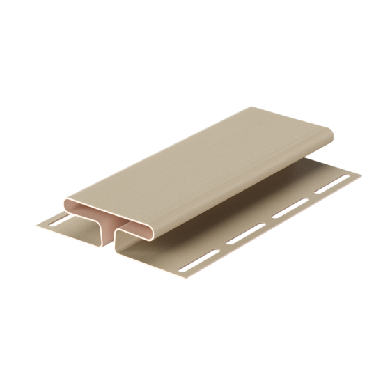 H-ПРОФИЛЬ КРЕМ-БРЮЛЕ 3,0м ДЛЯ САЙДИНГА (DOCKE)