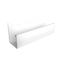 J-ПРОФИЛЬ БЕЛЫЙ 30мм 3,0м ДЛЯ ФАСАДНЫХ ПАНЕЛЕЙ DOCKE