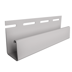 J-ПРОФИЛЬ ДЫМЧАТЫЙ 18мм 3,0м ДЛЯ ФАСАДНЫХ ПАНЕЛЕЙ DOCKE