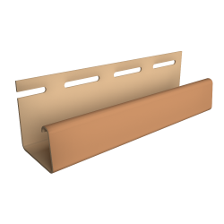 J-ПРОФИЛЬ КАШТАНОВЫЙ 26мм 3,0м ДЛЯ ФАСАДНЫХ ПАНЕЛЕЙ DOCKE