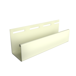 J-ПРОФИЛЬ СЛОНОВАЯ КОСТЬ 30мм 3,0м ДЛЯ ФАСАДНЫХ ПАНЕЛЕЙ DOCKE