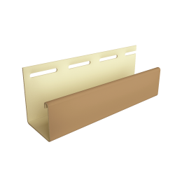 J-ПРОФИЛЬ КАРАМЕЛЬНЫЙ 30мм 3,0м ДЛЯ ФАСАДНЫХ ПАНЕЛЕЙ DOCKE