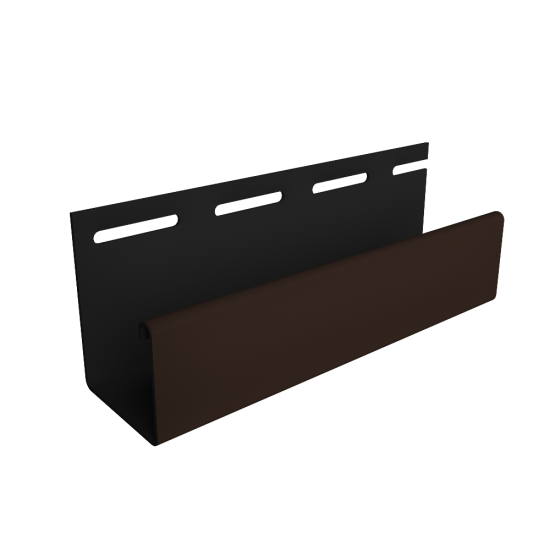 J-ПРОФИЛЬ ШОКОЛАДНЫЙ 30мм 3,0м ДЛЯ ФАСАДНЫХ ПАНЕЛЕЙ DOCKE