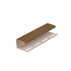 J-ПРОФИЛЬ МИНДАЛЬ 3,0м ДЛЯ САЙДИНГА (DOCKE)