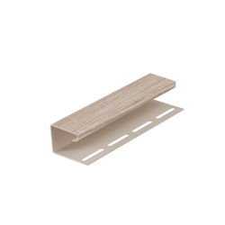 J-ПРОФИЛЬ ОРЕХ 3,0м ДЛЯ САЙДИНГА (DOCKE)