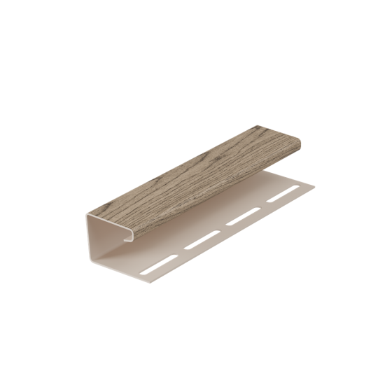 J-ПРОФИЛЬ УССУРИЙСКИЙ 3,0м ДЛЯ САЙДИНГА (DOCKE)