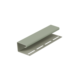 J-ПРОФИЛЬ САНДАЛ 3,0м ДЛЯ САЙДИНГА (DOCKE)