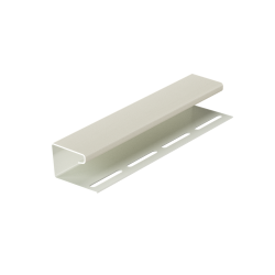 J-ПРОФИЛЬ СЛИВКИ 3,0м ДЛЯ САЙДИНГА (DOCKE)