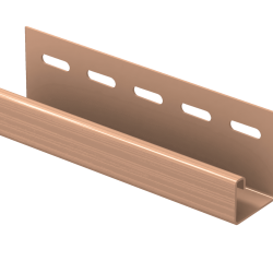 J-планка РОЗОВАЯ для сайдинга 3,05 м. (U-Plast)