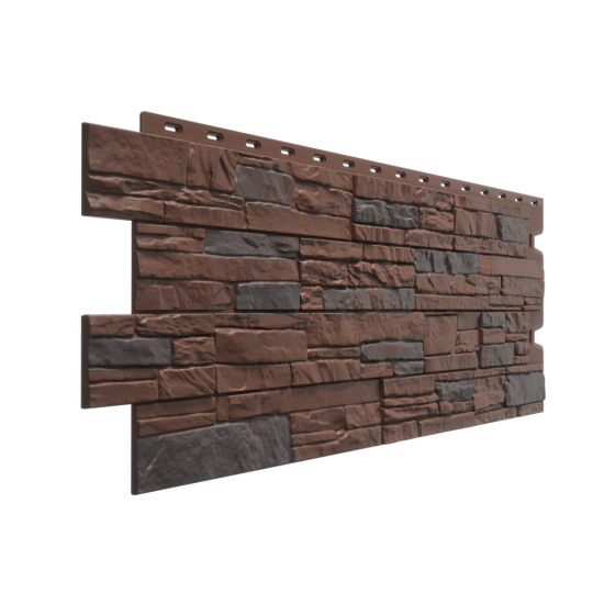 ФАСАДНАЯ ПАНЕЛЬ STEIN ТЕМНЫЙ ОРЕХ PREMIUM 1196х426мм DOCKE