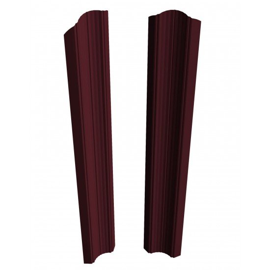 ШТАКЕТНИК "М-ОБРАЗНЫЙ РИФЛЕНЫЙ" 96мм ГЛЯНЕЦ ДВУСТОРОННИЙ