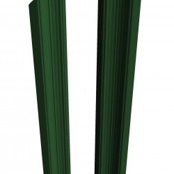 ШТАКЕТНИК "М-ОБРАЗНЫЙ РИФЛЕНЫЙ" 96мм ГЛЯНЕЦ ОДНОСТОРОННИЙ