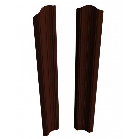 ШТАКЕТНИК "М-ОБРАЗНЫЙ РИФЛЕНЫЙ" 96мм ГЛЯНЕЦ ОДНОСТОРОННИЙ