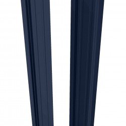 ШТАКЕТНИК "П-ОБРАЗНЫЙ" 111мм МАТОВЫЙ ДВУСТОРОННИЙ