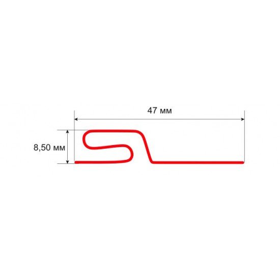 СТАРТОВЫЙ ПРОФИЛЬ ЖАСМИН 3,0м ДЛЯ САЙДИНГА ТЕХНО-НИКОЛЬ