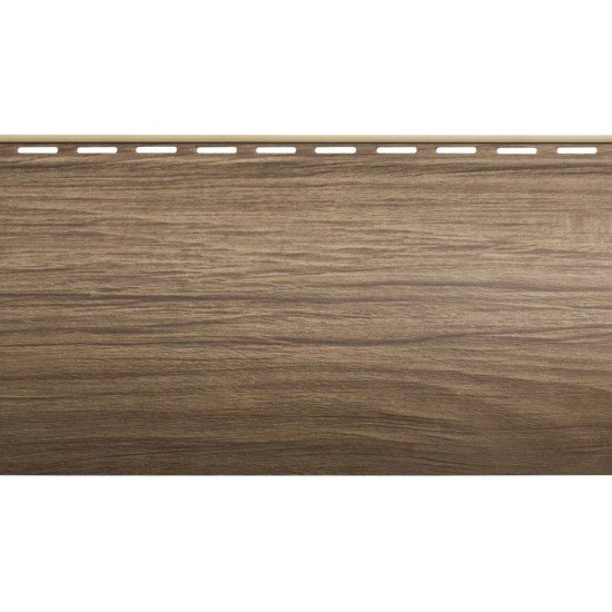 САЙДИНГ БЛОК-ХАУС ЛЮКС ОРЕХ ВН-01 3100х202мм АЛЬТА-ПРОФИЛЬ