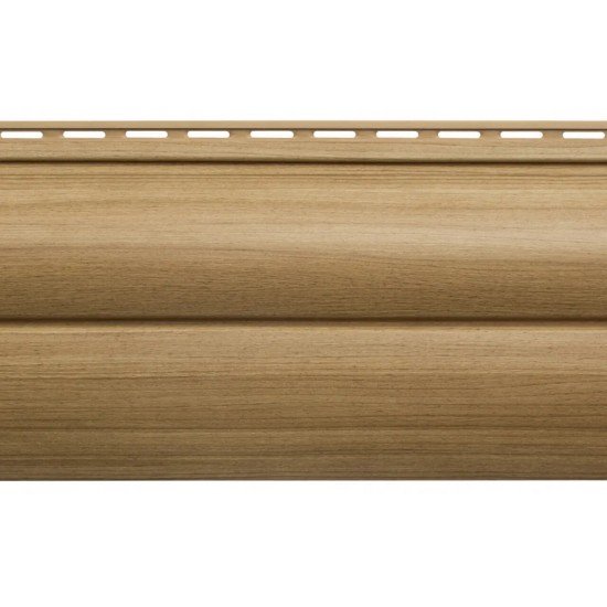 САЙДИНГ БЛОК-ХАУС ЛЮКС КАШТАН ВН-03 3000х222мм АЛЬТА-ПРОФИЛЬ