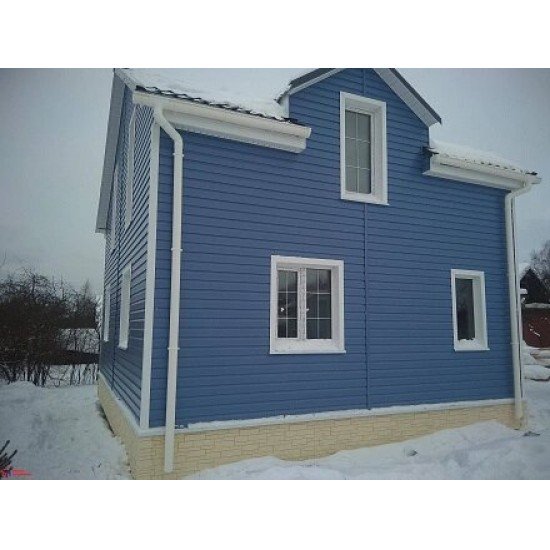 САЙДИНГ АКРИЛОВЫЙ КОРАБЕЛЬНЫЙ БРУС СИНИЙ 3660х230мм КАНАДА ПЛЮС ПРЕМИУМ АЛЬТА-ПРОФИЛЬ