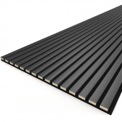 ПАНЕЛЬ СТЕНОВАЯ АКУСТИЧЕСКАЯ МДФ BLACK LEAD TREND 2780х600х21мм (STELLA)