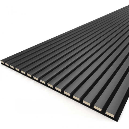 ПАНЕЛЬ СТЕНОВАЯ АКУСТИЧЕСКАЯ МДФ BLACK LEAD TREND 2780х600х21мм (STELLA)