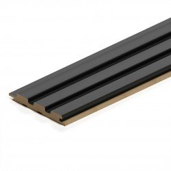 СТЕНОВАЯ ПАНЕЛЬ РЕЕЧНАЯ МДФ BLACK LEAD BEATS DE LUXE (STELLA)