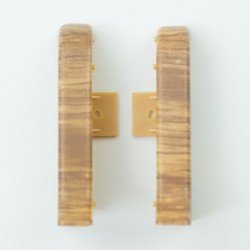 ЗАГЛУШКА ДЛЯ ПЛИНТУСА №160 КАШТАН АМУРСКИЙ (RICO LEO) КОМПЛЕКТ ПРАВАЯ-ЛЕВАЯ