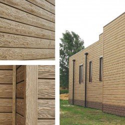 ФАСАДНАЯ ПАНЕЛЬ ХОКЛА ЛИСТВЕННИЦА МЕДОВАЯ 2000х250мм Ю-ПЛАСТ