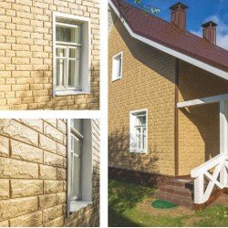 ФАСАДНАЯ ПАНЕЛЬ КАМЕНЬ ЗОЛОТИСТЫЙ 3025х225мм СТОУН-ХАУС Ю-ПЛАСТ