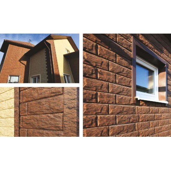 ФАСАДНАЯ ПАНЕЛЬ КАМЕНЬ ЖЖЕНЫЙ 3025х225мм СТОУН-ХАУС Ю-ПЛАСТ