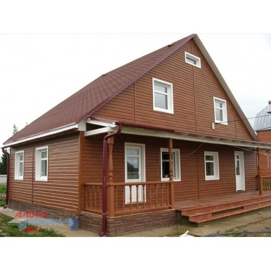 САЙДИНГ АКРИЛОВЫЙ КОРАБЕЛЬНЫЙ БРУС ДУБ СВЕТЛЫЙ 3660х230мм КАНАДА ПЛЮС ПРЕМИУМ АЛЬТА-ПРОФИЛЬ